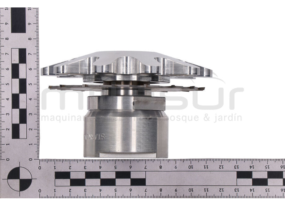 CABEZAL DISCO WIDIA CON PROTECTOR INFERIOR GIRATORIO PARA ELIMINAR BROTES - 100mm - 16 DIENTES