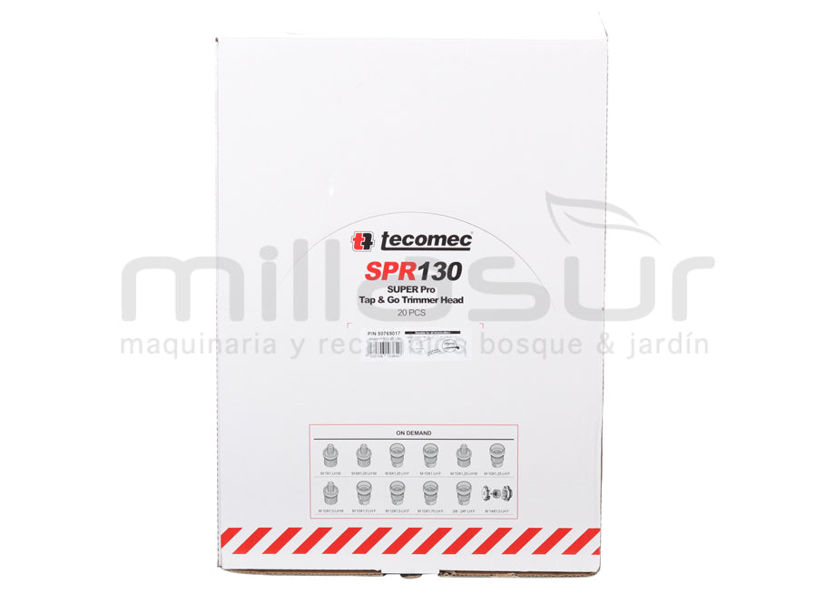 CAJA EXPOSITORA DE 20 CABEZALES TAP-N-GO BOTÓN METÁLICO SPR130 - SIN ADAPTADOR