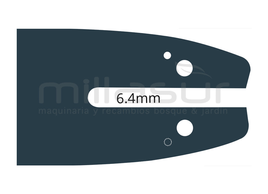 ESPADA ANOVA LAMINADA MCCULLOCH 16" - 3/8BP - .050 1,3mm - 55E