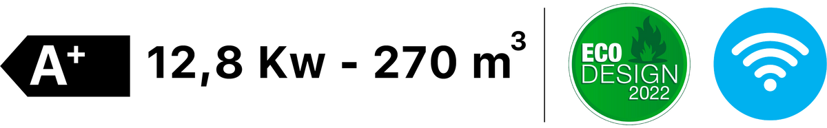 Estufa de pellet Fabricalor Élite 12