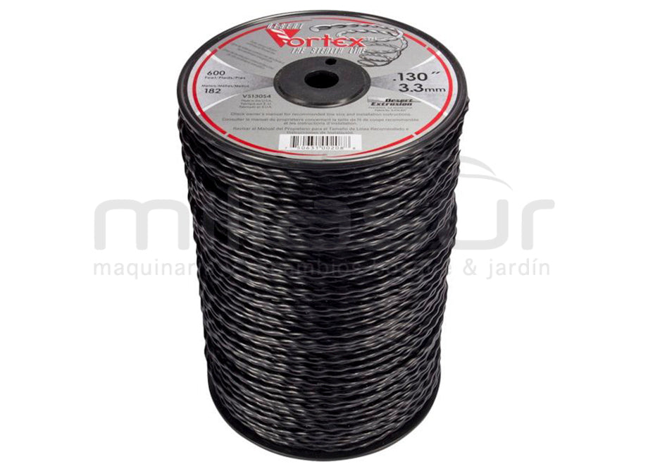 NYLON VORTEX BOBINA 3.30 x 183 m.(ANTIRUIDO-COPOLIMERO)