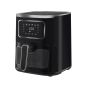 Freidora sin aceite negra digital 5L con ventana Küken