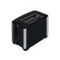 Tostadora plástico Küken 750W 2 ranuras negra