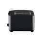 Tostadora plástico Küken 750W 2 ranuras negra