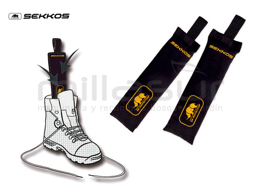 ABSORBENTE HUMEDAD INTERIOR BOTAS SEKKOS