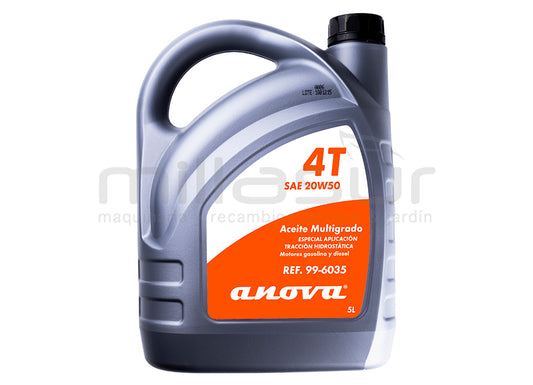 ACEITE 4T SAE 20W50 PARA TRACCIONES HIDROSTATICAS 5L