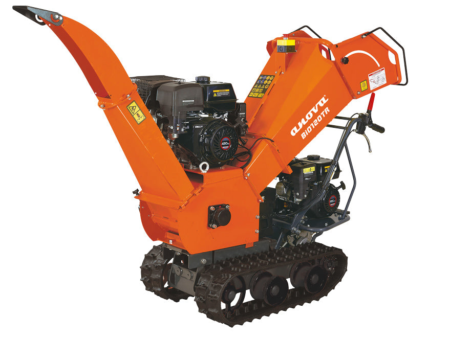 BIOTRITURADOR ANOVA 420cc 14HP CON ORUGAS - 5" 120 MM- ARRANQUE ELECTRICO