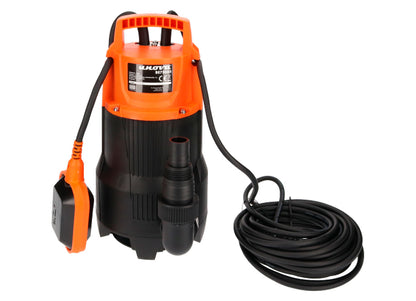 BOMBA ELECTRICA SUMERGIBLE AGUAS SUCIAS 750W EN FIBRA