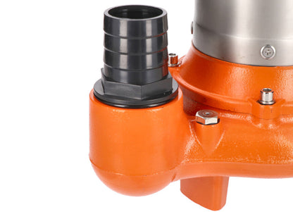BOMBA ELECTRICA SUMERGIBLE AGUAS SUCIAS 1100W 430L/M - CUCHILLA