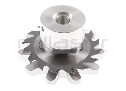 CABEZAL DISCO WIDIA CON PROTECTOR INFERIOR GIRATORIO PARA ELIMINAR BROTES - 100mm - 16 DIENTES