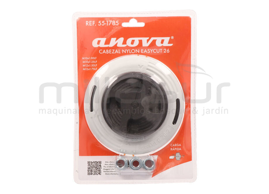 CABEZAL NYLON CARGA RAPIDA EASYCUT 26 ANOVA