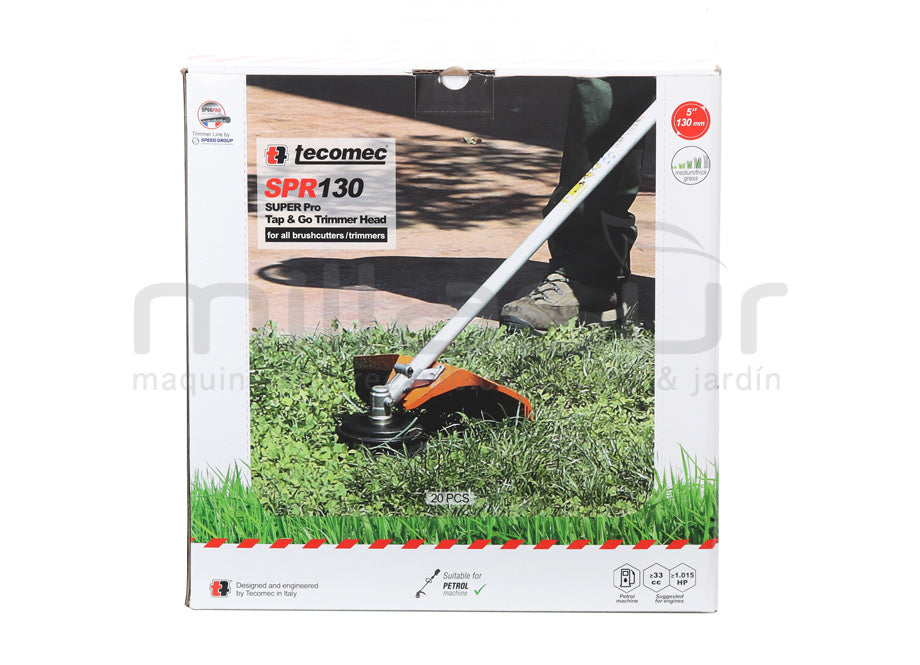 CAJA EXPOSITORA DE 20 CABEZALES TAP-N-GO BOTÓN METÁLICO SPR130 - SIN ADAPTADOR