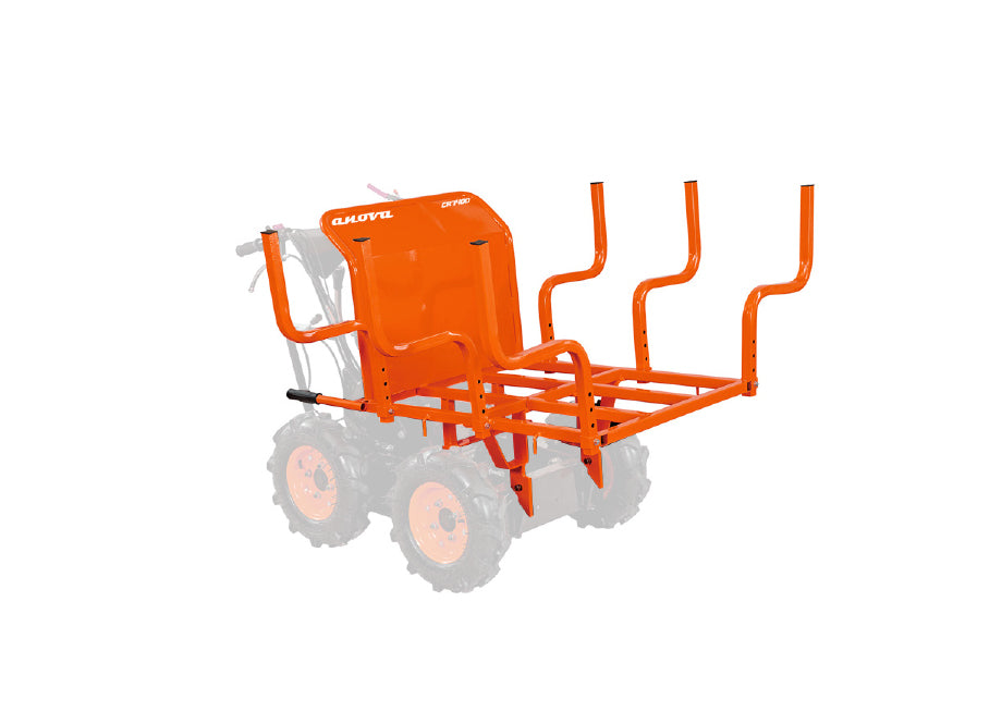 CARRETILLA RUEDAS 4x4 CON MOTOR 6,5HP ANOVA 3+1