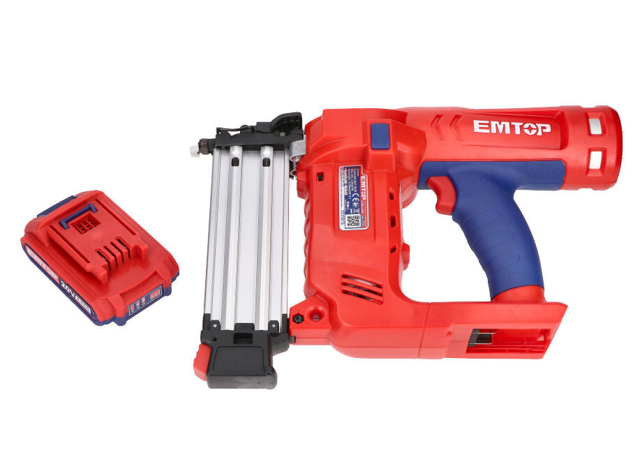 CLAVADORA BATERIA EMTOP 20V P20S (CON 2 BATERIAS 2Ah, CARGADOR, MALETIN)