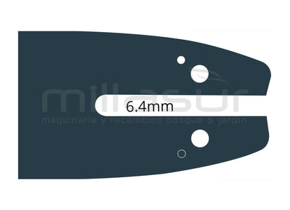 ESPADA ANOVA LAMINADA MCCULLOCH 16" - 3/8BP - .050 1,3mm - 55E