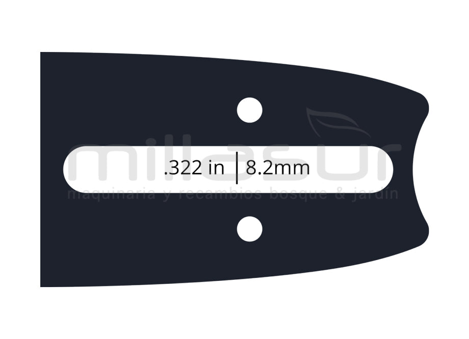 ESPADA ANOVA LAMINADA POULAN ZENOAH 18" - 3/8BP - .050 1,3mm - 64E