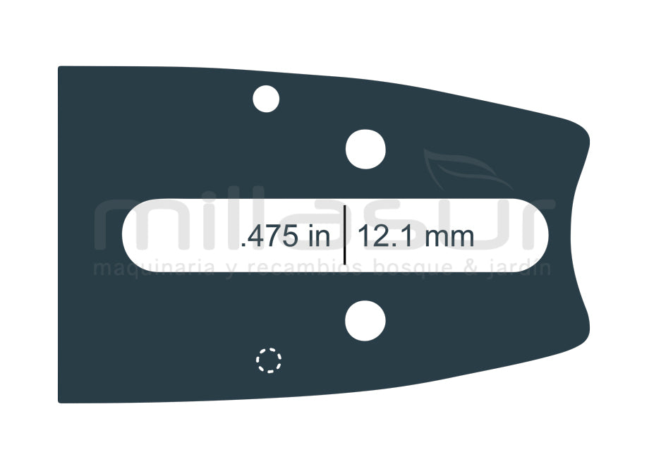 ESPADA ANOVA LAMINADA STIHL 16" - 3/8 - .063 1,6mm - 60E