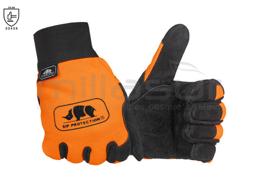 GUANTES TRABAJOS FORESTALES Y DESBROZADORA SIP - T9