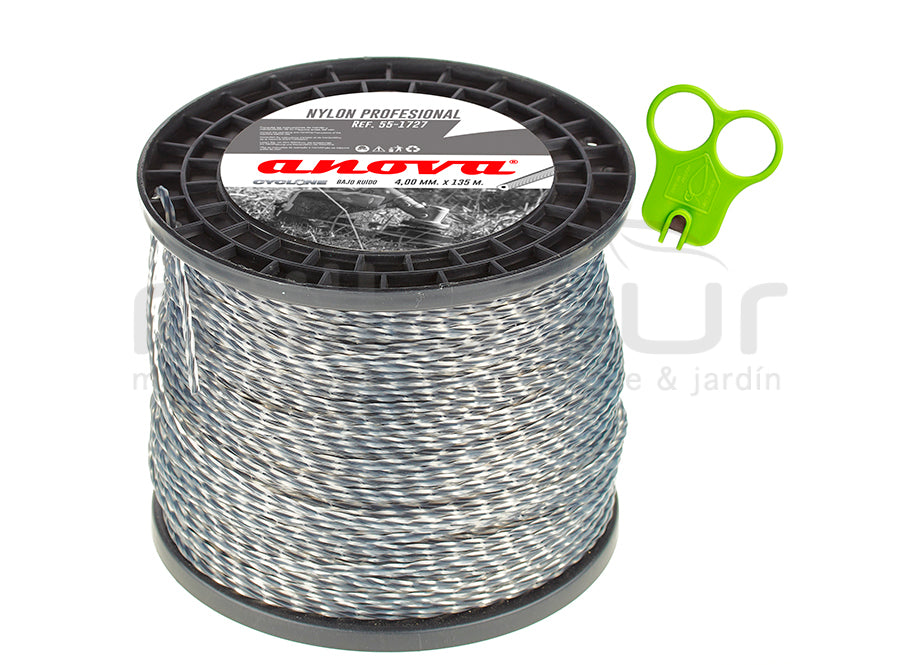 NYLON ANOVA CYCLONE BAJO RUIDO BOBINA 4,30mm x 110