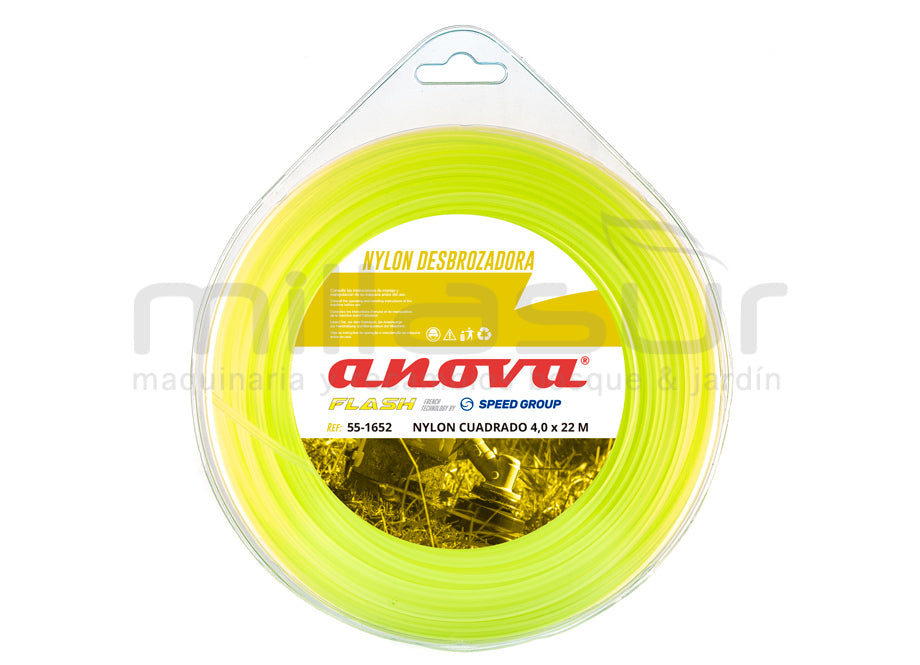 NYLON CUADRADO ANOVA FLASH BLÍSTER 4 x 22