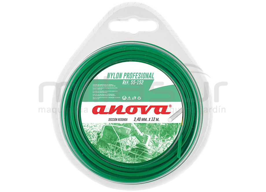 NYLON REDONDO ANOVA BLISTER 2.40x12