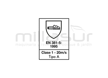 PANTALON ANTICORTE ECO FLEX CLASS 1 TALLA S