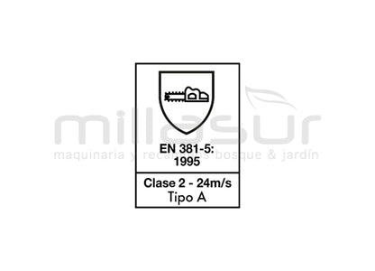 PANTALON ANTICORTE PRO CLASS2 TRADITION TALLA S