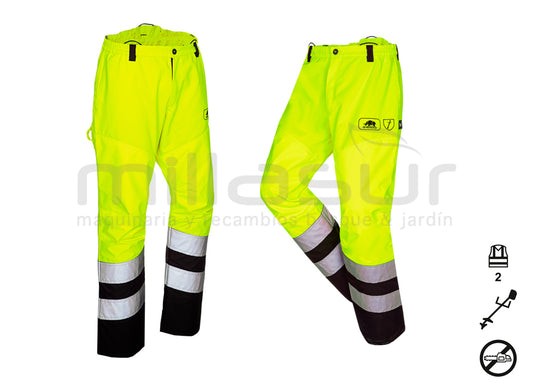 PANTALON DESBROCE ALTA VISIBILIDAD AMARILLO - TALLA S