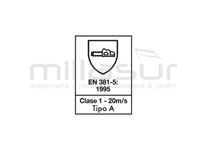 PETO ANTICORTE ECO CLASS1 TALLA XL