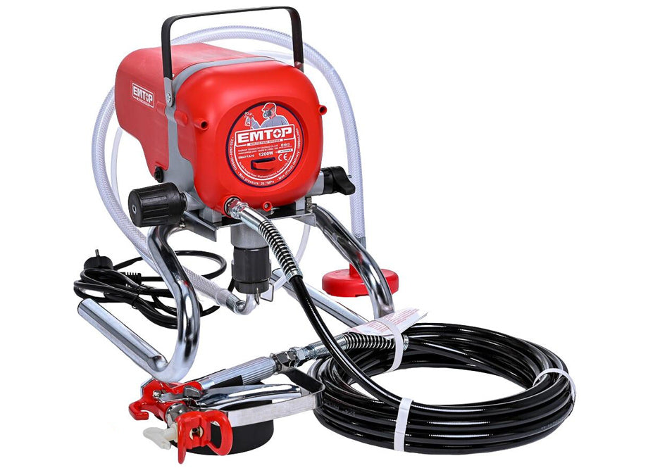 PULVERIZADOR DE PINTURA " AIRLESS " 1200W 1600ML/M EMTOP