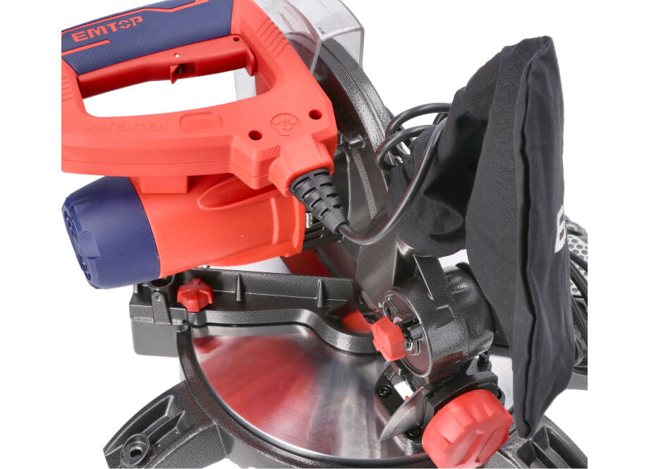 SIERRA INGLETADORA 1400W EMTOP (INCLUYE DISCO 210MM 25.4MM)