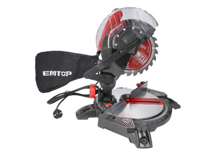 SIERRA INGLETADORA 1400W EMTOP (INCLUYE DISCO 210MM 25.4MM)