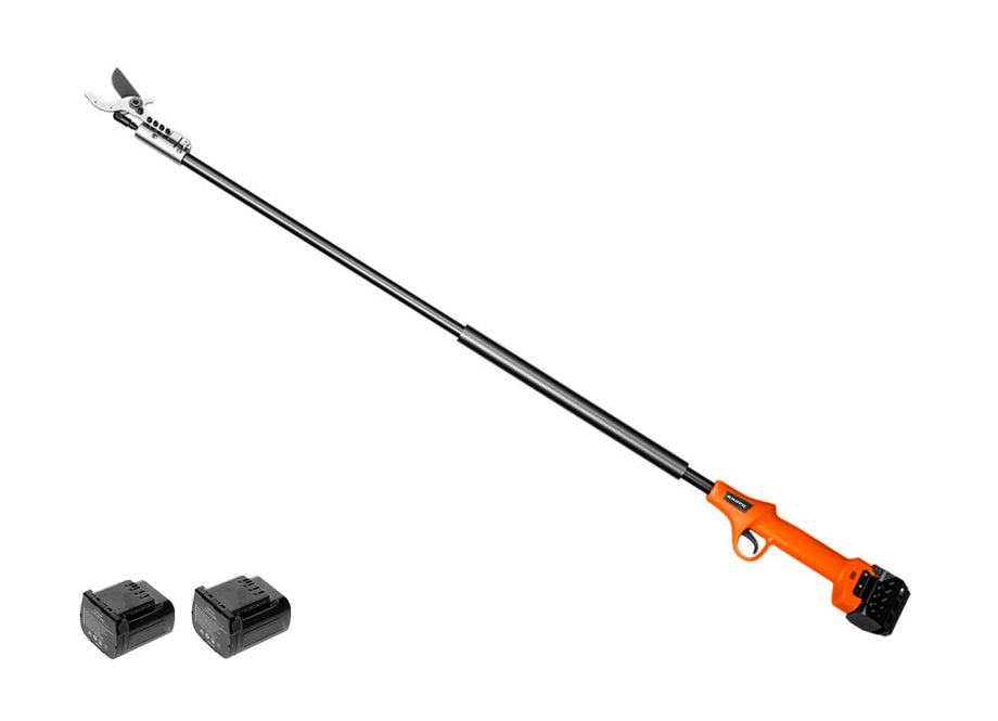 TIJERA PODA BATERIA CON PÉRTIGA ANOVA 500W 16.8V 2.0Ah 28MM - 2,2 MT